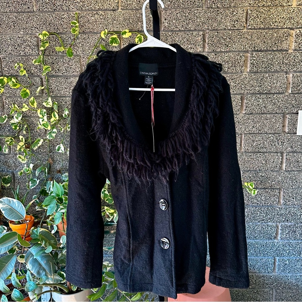 NWT Cynthia Rowley Wool Cardigan Sweater